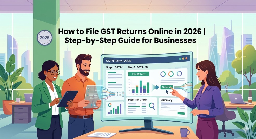 How to File GST Returns Online in 2026 | Step-by-Step Guide for Businesses