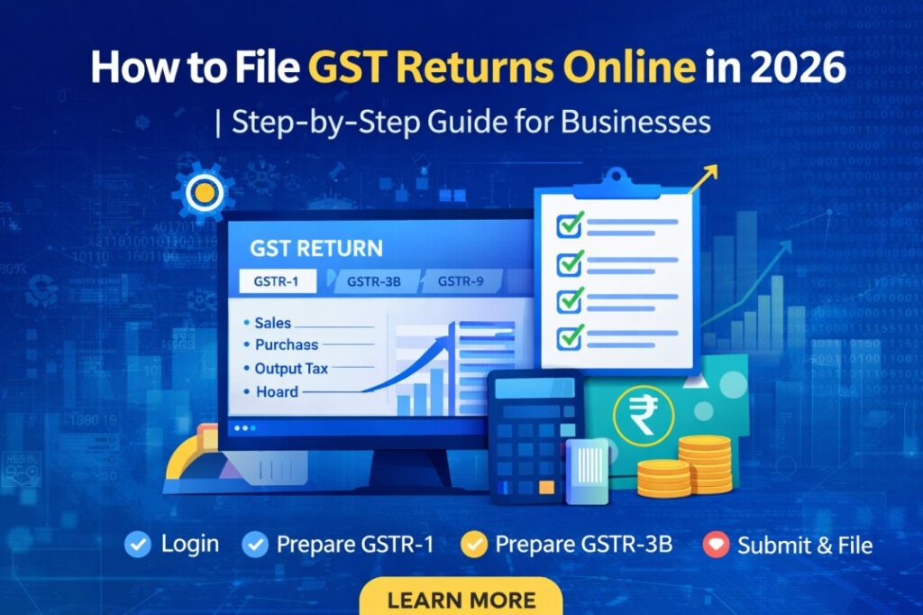 How to File GST Returns Online in 2026 | Step-by-Step Guide for Businesses