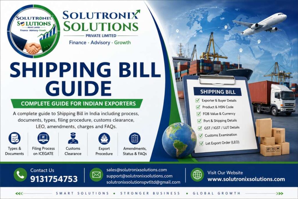 Shipping Bill Guide 2026: Process, Documents, Types & Filing