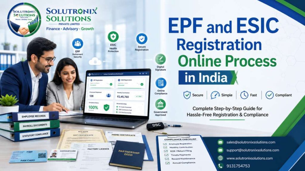 EPF and ESIC Registration Online Process in India